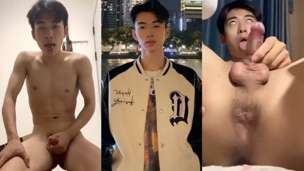 Chinese Handsome Straight Jerks Off & Show Ass Leaked