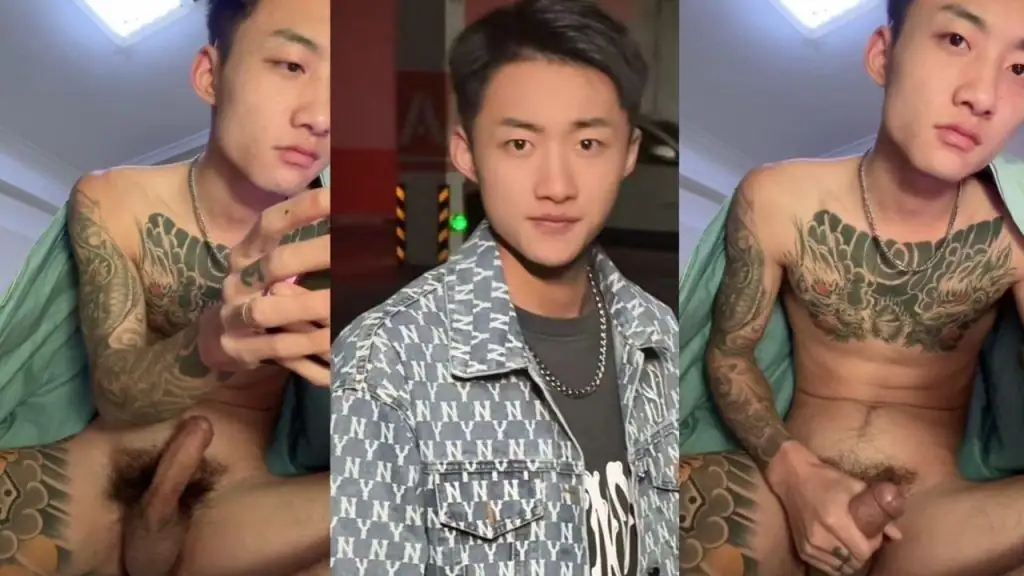 Chinese Tattooed Straight Guy Jerks Off Clip Leaked